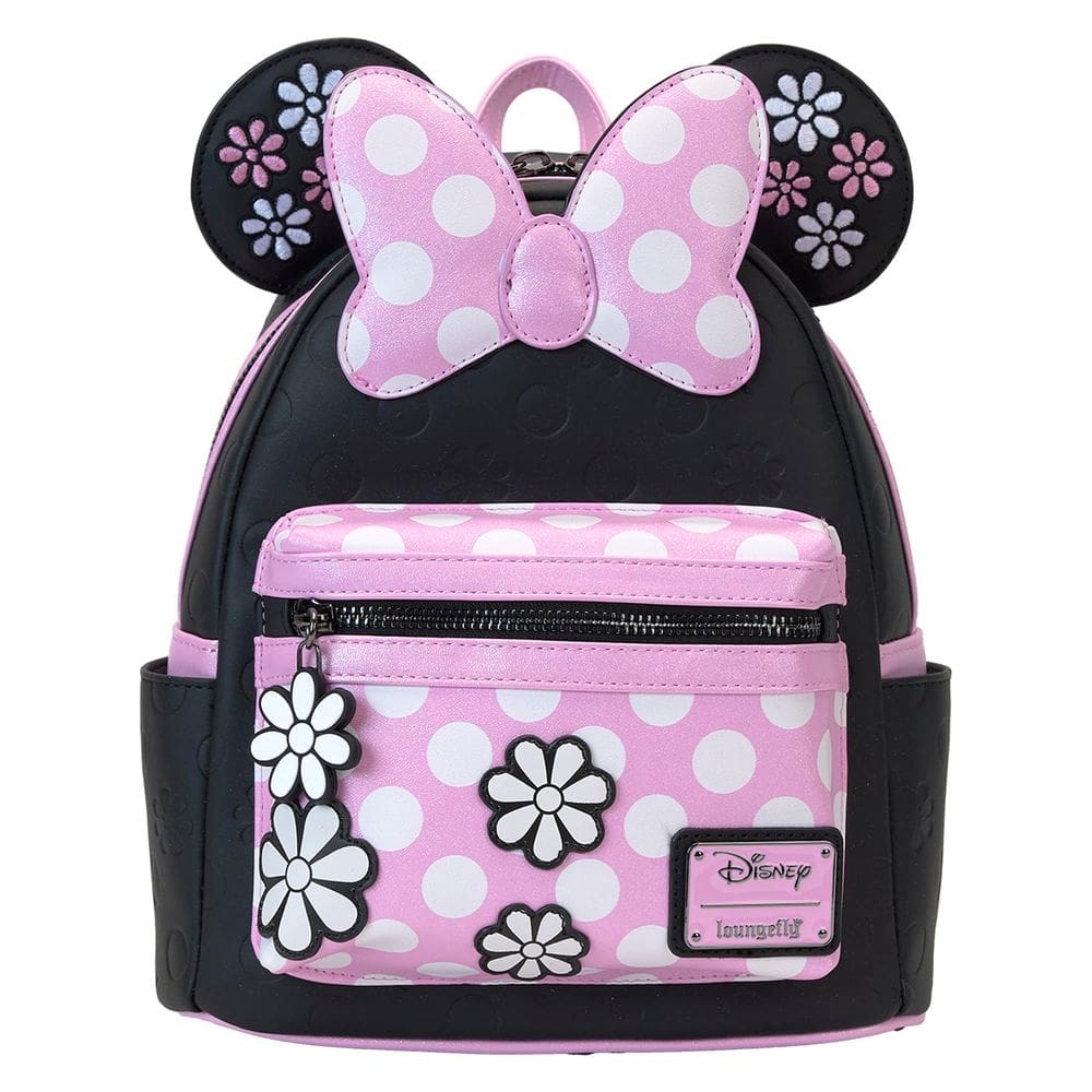Mochila Loungefly Disney Minnie Floral Rock The Dots