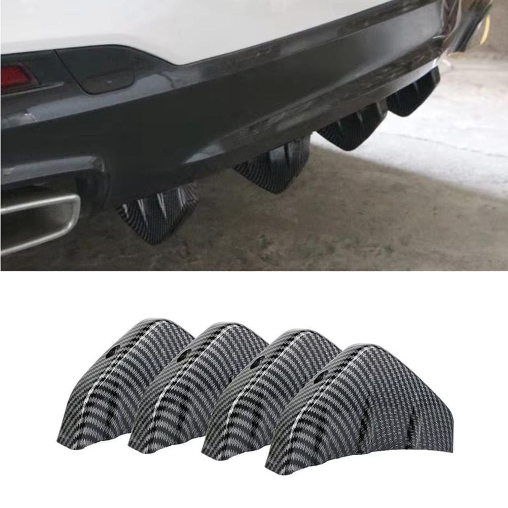 Difusor Parachoque Traseiro Extrator Efeit Carbono Universal