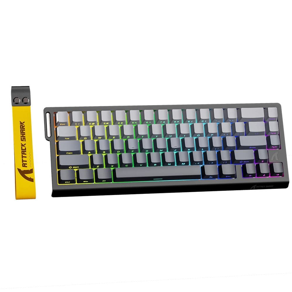 Teclado para jogos MAMBASNAKE ATTACK SHARK X68 HE 8000Hz Rapid Trigger
