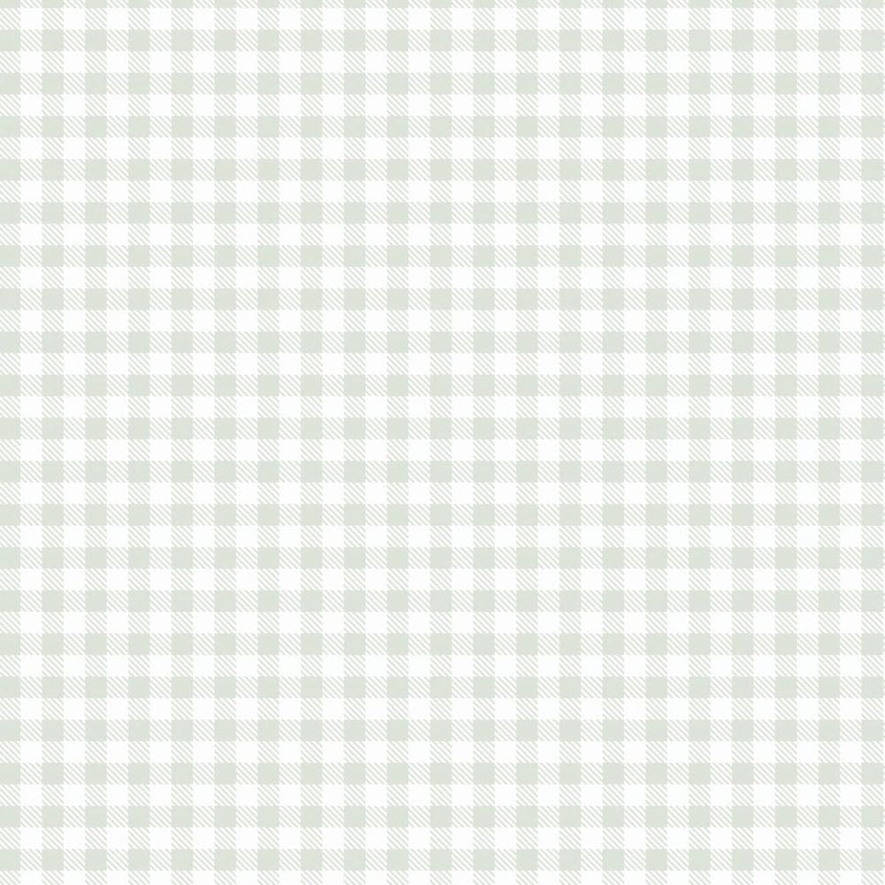 Papel De Parede Adesivo Xadrex Verde Menta Quarto Bebê 3M
