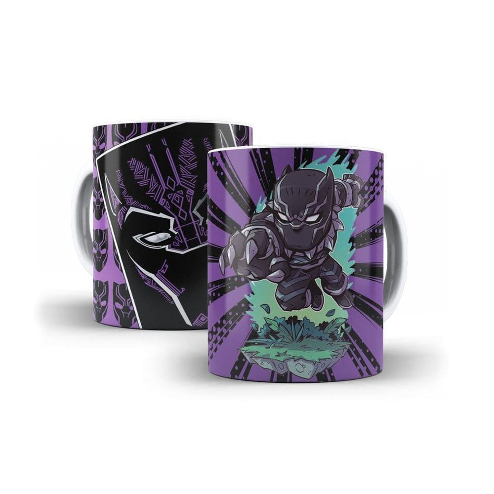 Caneca Pantera Negra Desenho
