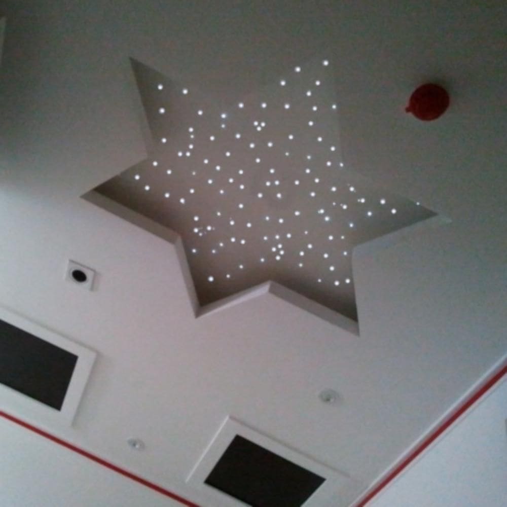 Fibra Ótica 300 Rgb Efeito Noite Estrelado Decoração Quarto