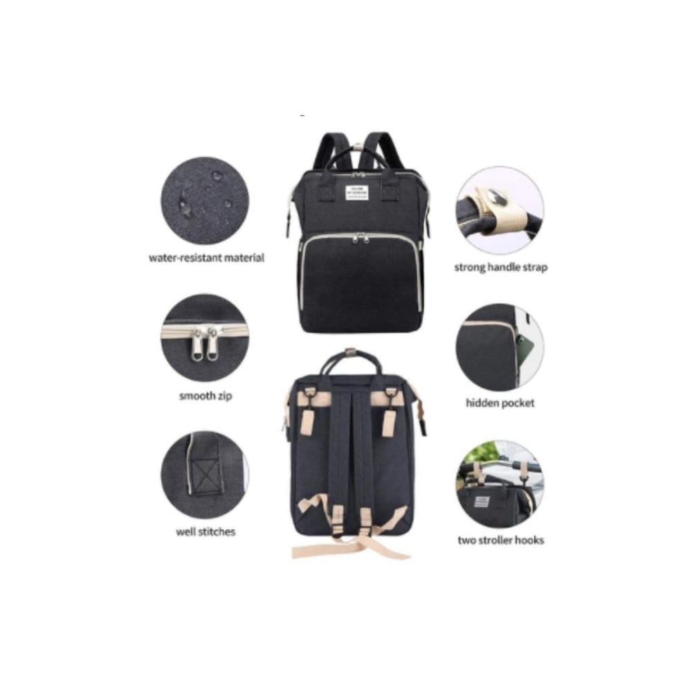 Mochila Maternidade Bolsa Berço Multifuncional Caminha Bebê