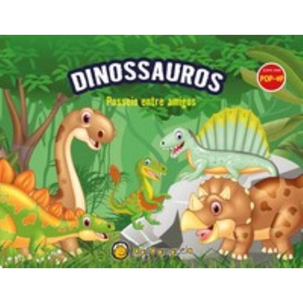Livro Com Pop-Up - Dinossauros - Passeio Entre Amigos - Gato Amarelo