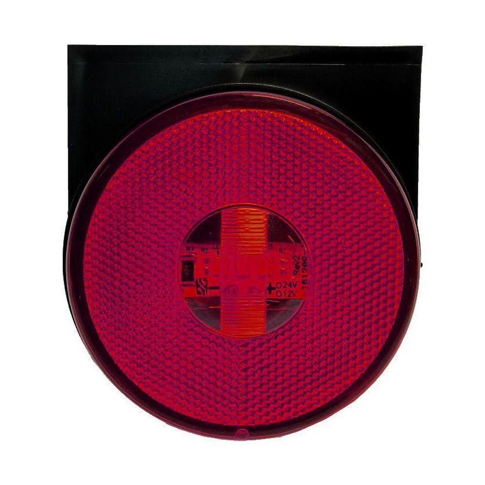Kit 12 Lanternas Lateral Led Caminhão Carreta Com Suporte Vm