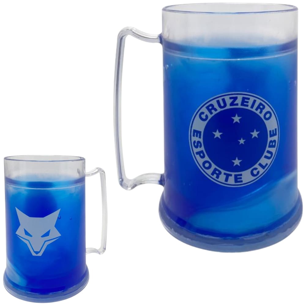 Caneca Cruzeiro Gel Congelante 300 ML Oficial Escudo Raposa
