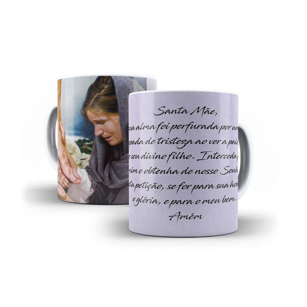 Caneca Santa Maria Cerâmica 325Mil