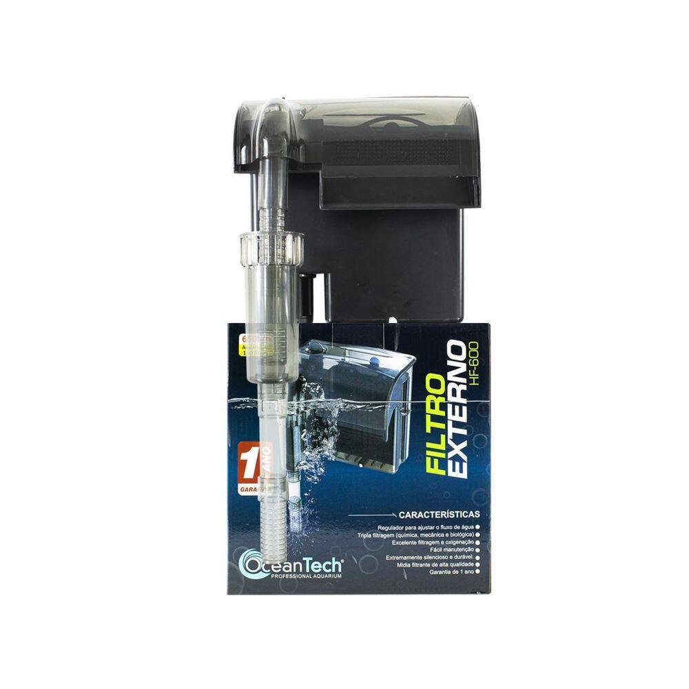 Filtro Hang-On Oceantech Hf-600 650Lh Aquário 150L - 110V