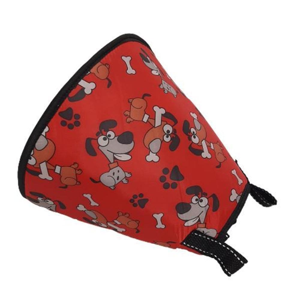 Colar Elizabetano Confort Em Tecido - Tam. 01 - Vermelho