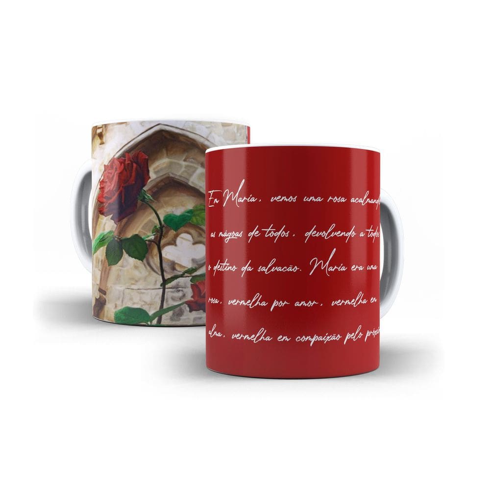 Caneca Virgem Maria Il Cerâmica 325 Ml