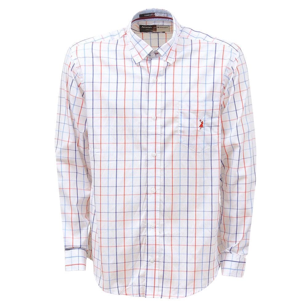 Camisa Masculina Manga Longa Branca Austin Western 37713