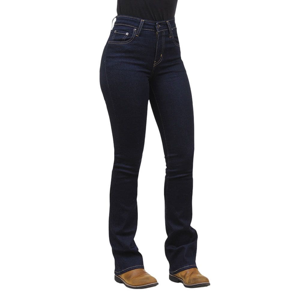Calça Feminina 725 High-Rise Bootcut Azul Levi`s 37678