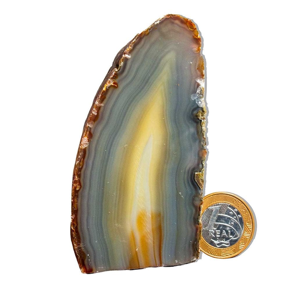 01 Geodo de Ágata Natural 350 a 400g 7 a 12cm Classe B