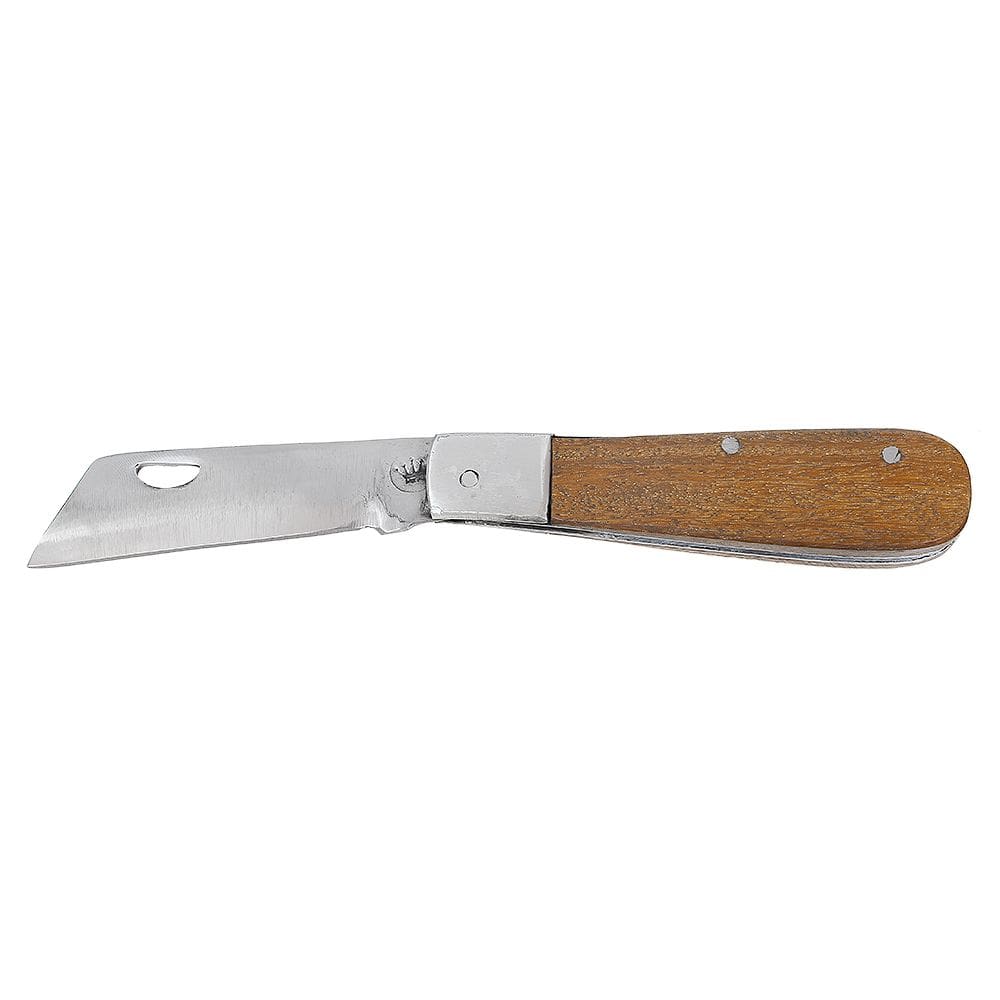 Canivetee Inox com Cabo de Madeira e Clipe de Bolso A Master Inox 30900