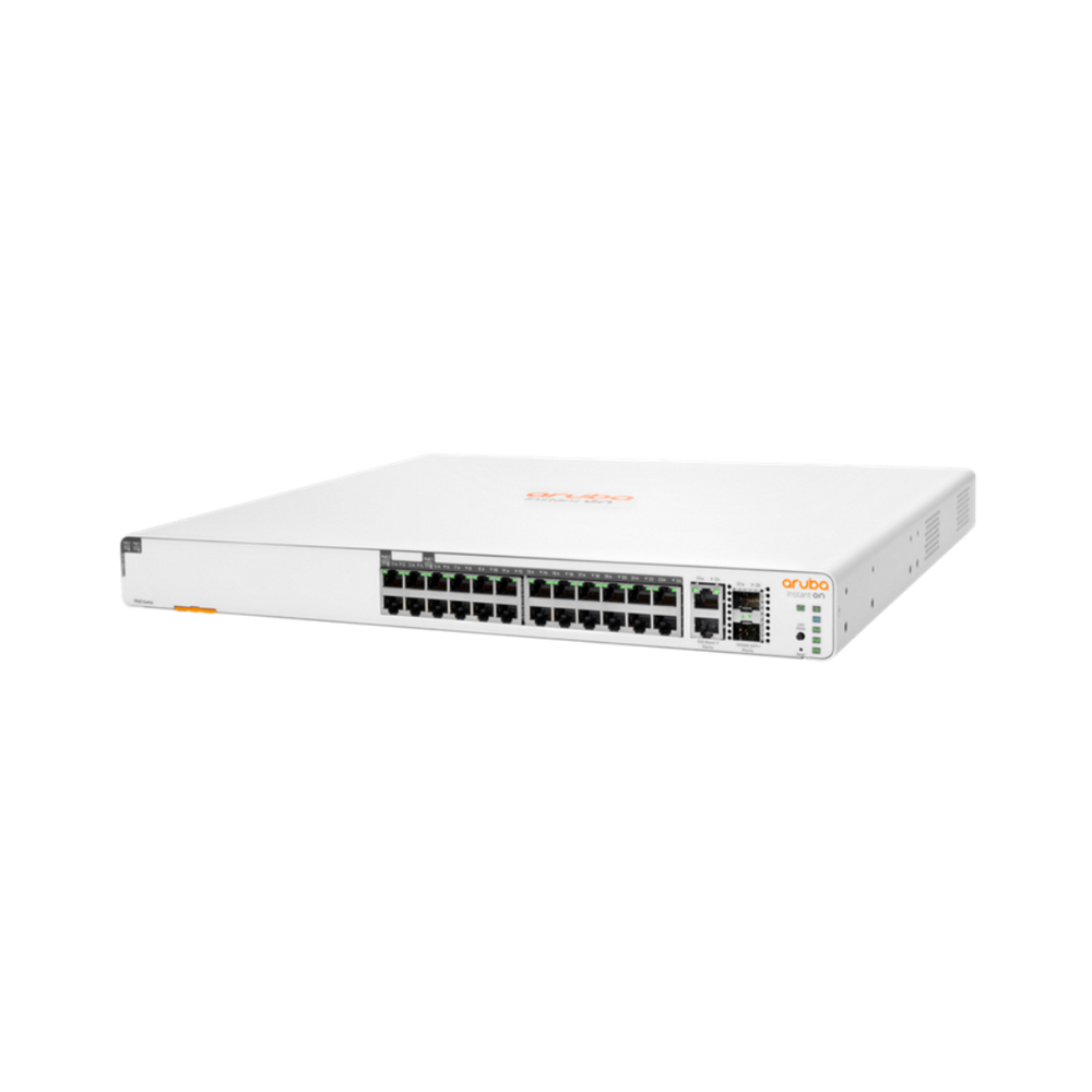 Switch HPE Aruba 1960 24G 2XGT 2SFP+ 370W JL807A I