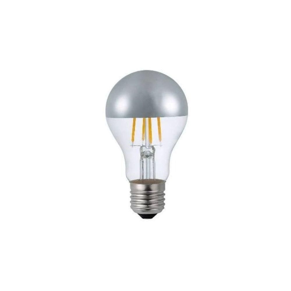 Lampada Led Filamento Defletora G95 4w 2400k 400lm Prata Mb