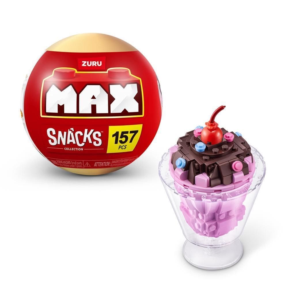 Blocos De Montar Max Premium Snacks - Sorvete 157 Pçs