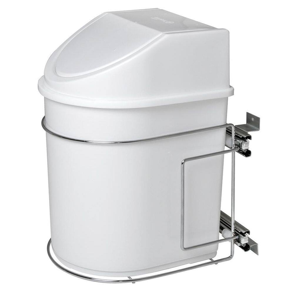 Lixeira De Embutir Para Cozinha Deslizante 12L Inox 7241