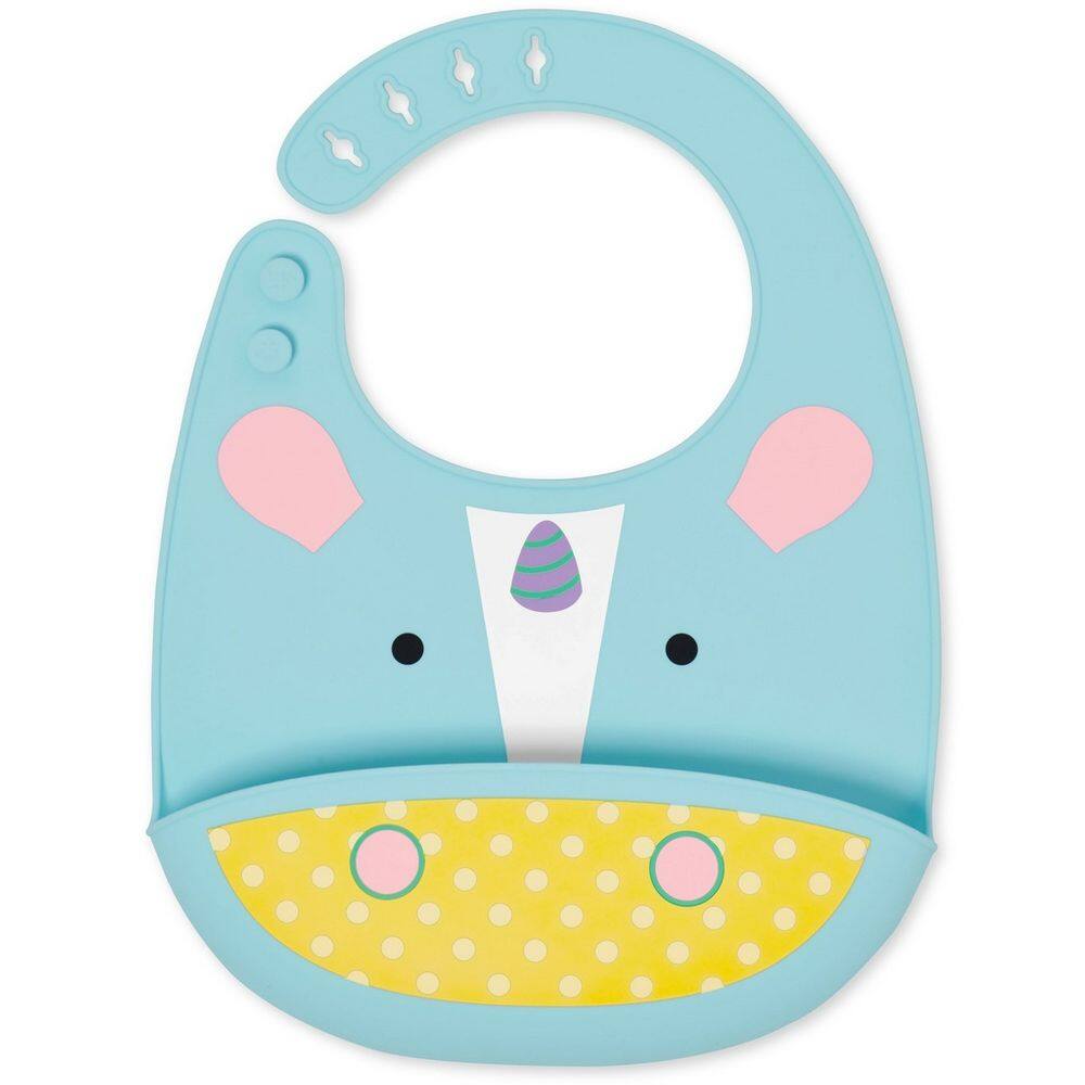 Babador Cata Migalhas de Silicone Zoo Unicórnio - Skip Hop