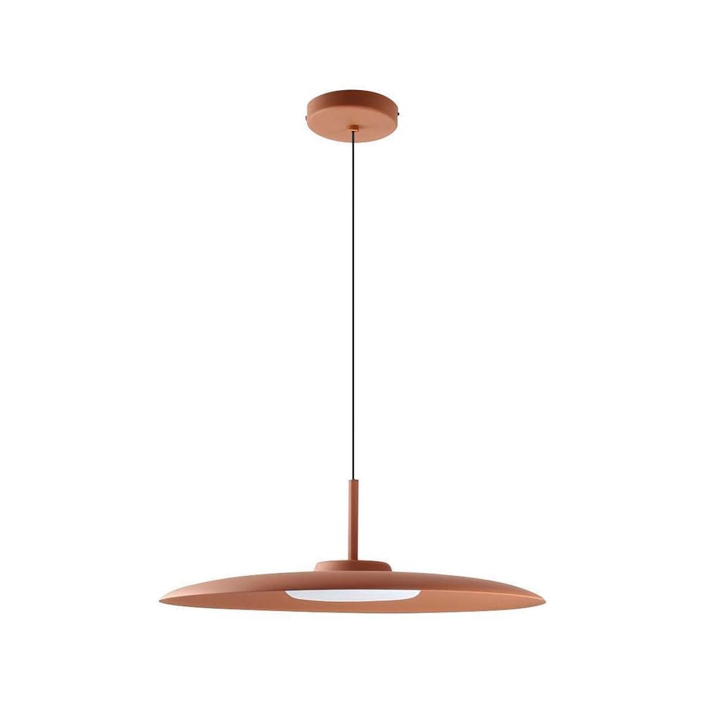 Luminária De Teto Dot Slim Redondo Terracota Led 19W Bivolt