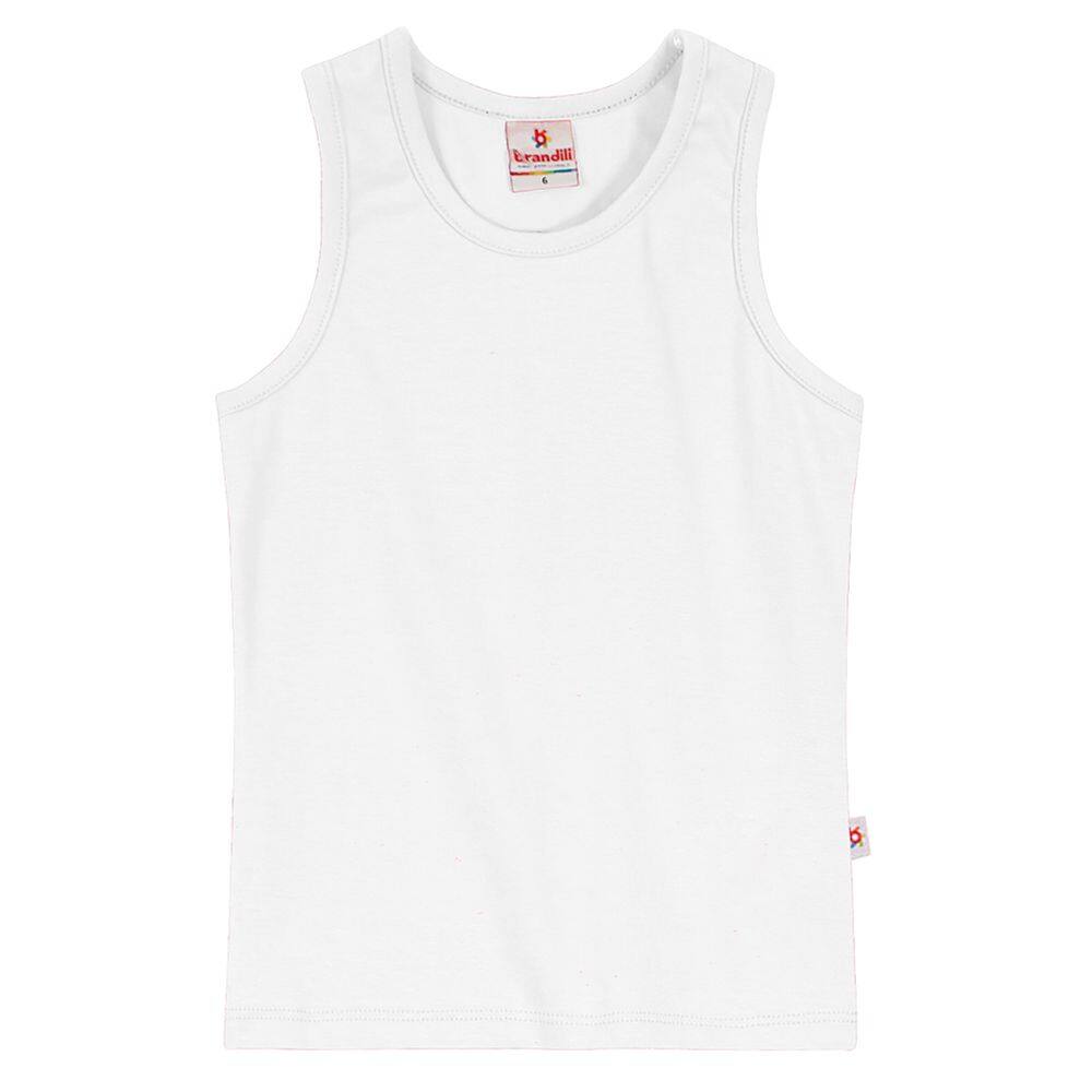 Blusa Básica Infantil Menina Em Cotton Brandili