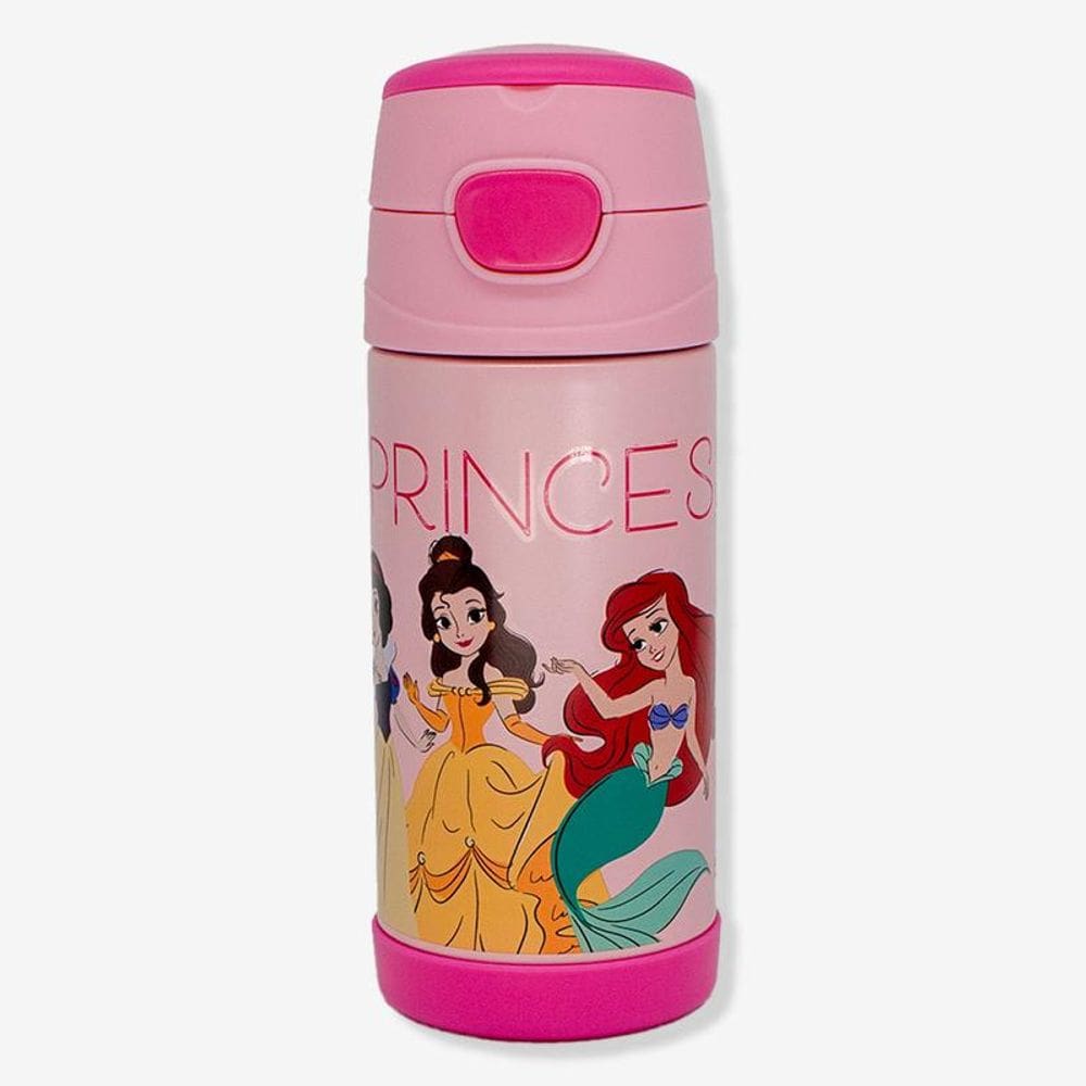 Garrafa Infantil Top Handle 350Ml Princesas Termica