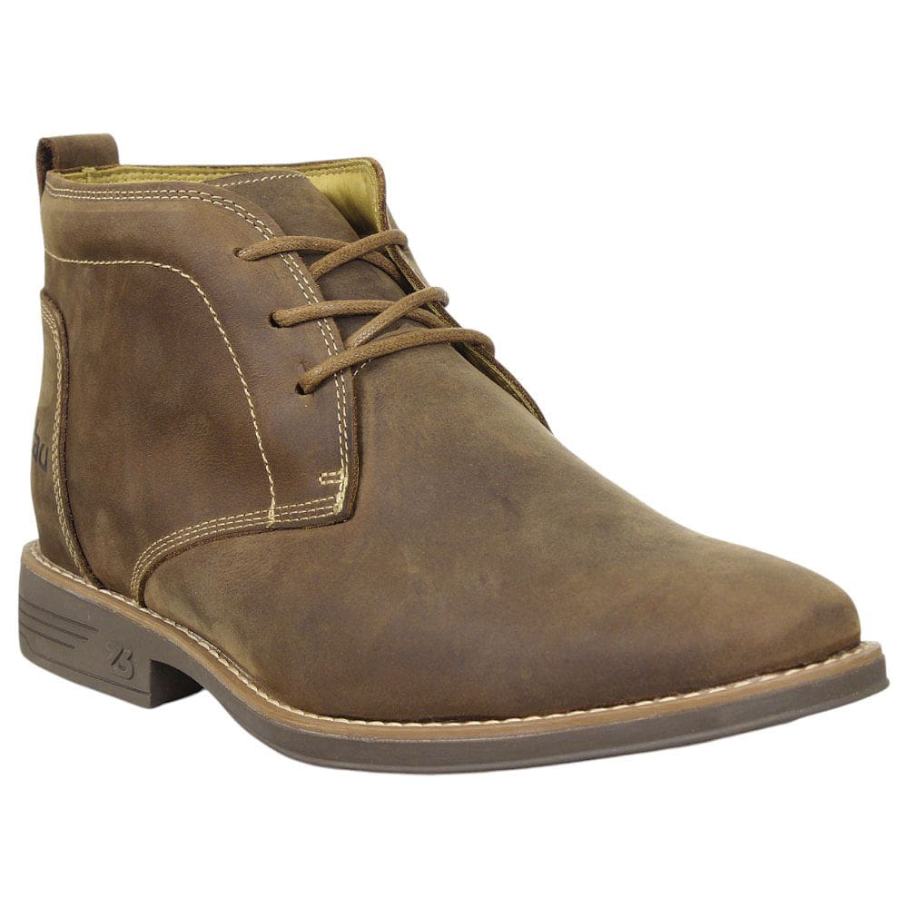Botina Social Masculina Marrom Zebu 37973