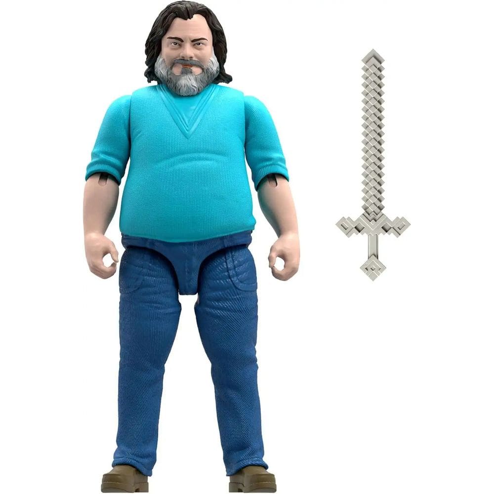Boneco Steve 30cm Articulado Minecraft O Filme - Mattel JGG67
