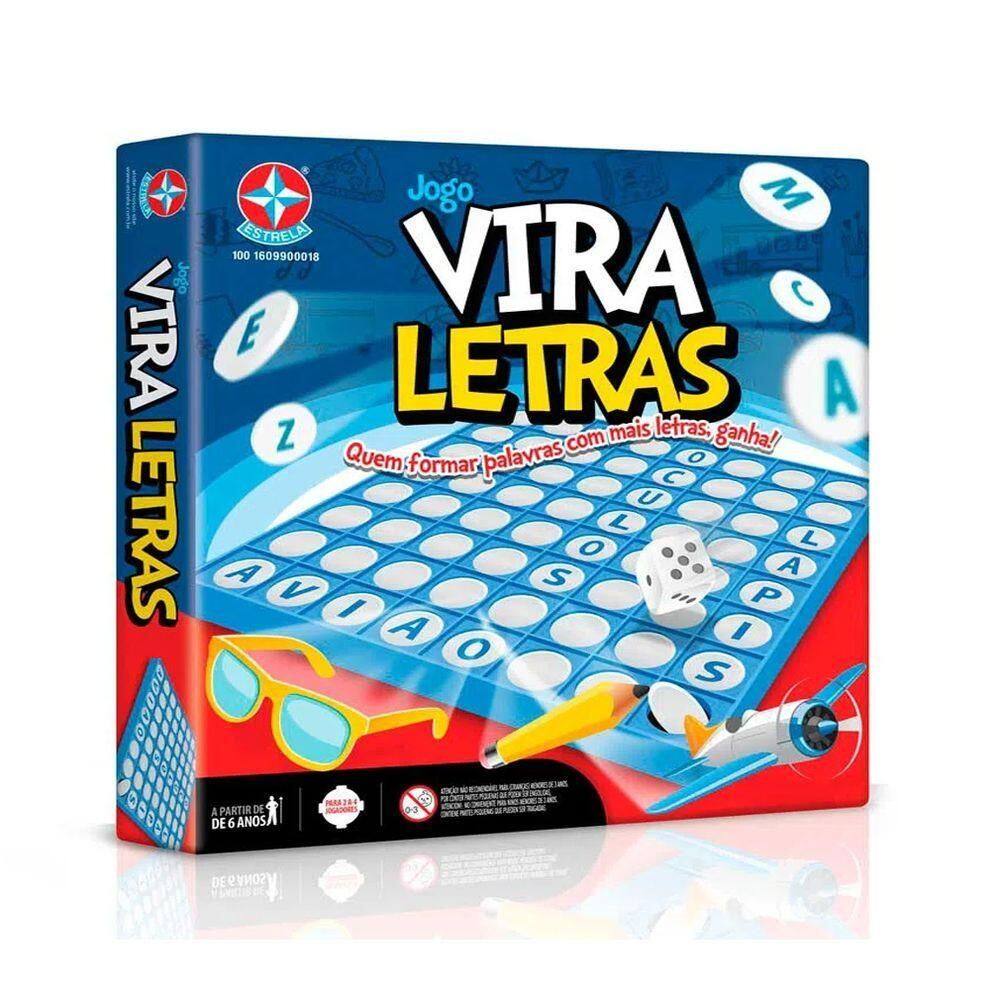 Jogo De Tabuleiro Vira Letras Estrela