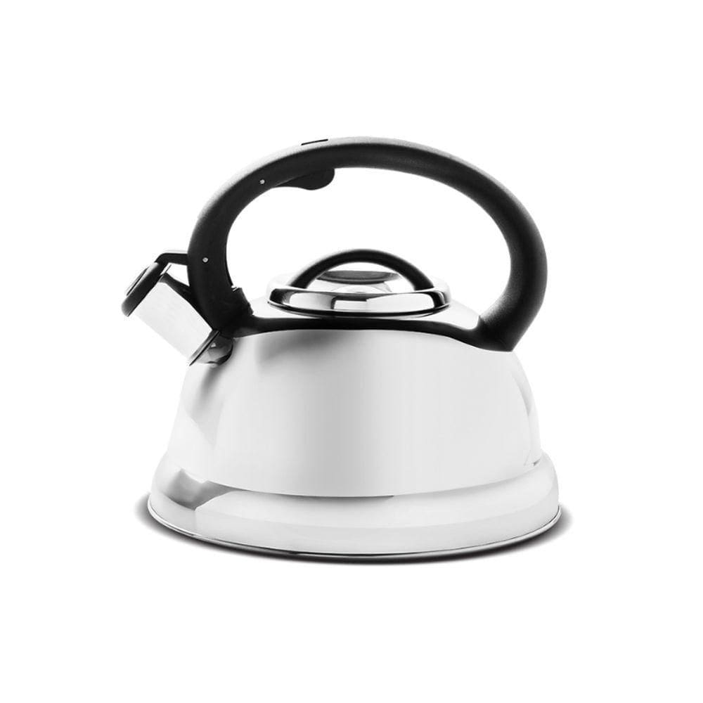 Chaleira Com Apito Roma 2,7l Em Alumínio Inox Brinox