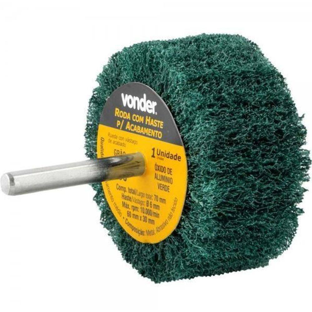 Roda Com Haste Para Acabamento 60X30Mm G180 Vonder