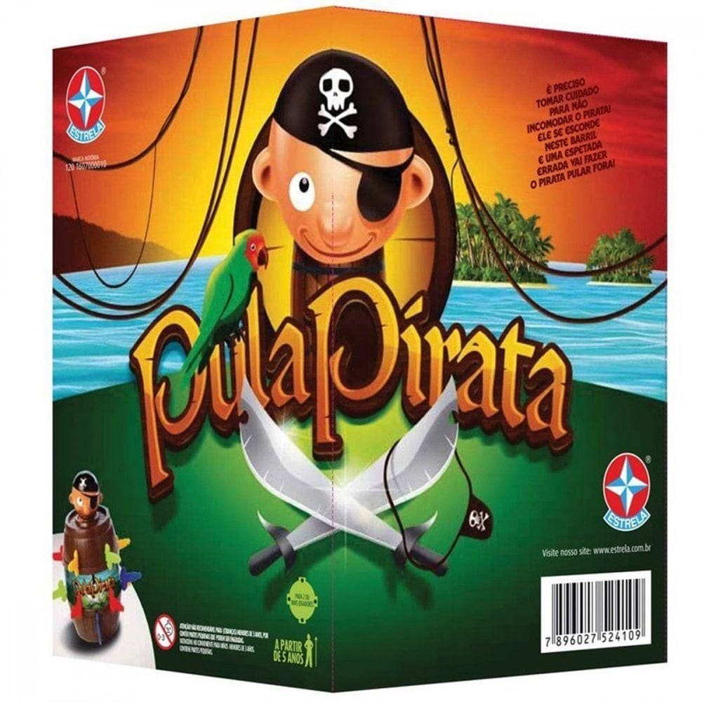 Jogo De Mesa Pula Pirata Estrela