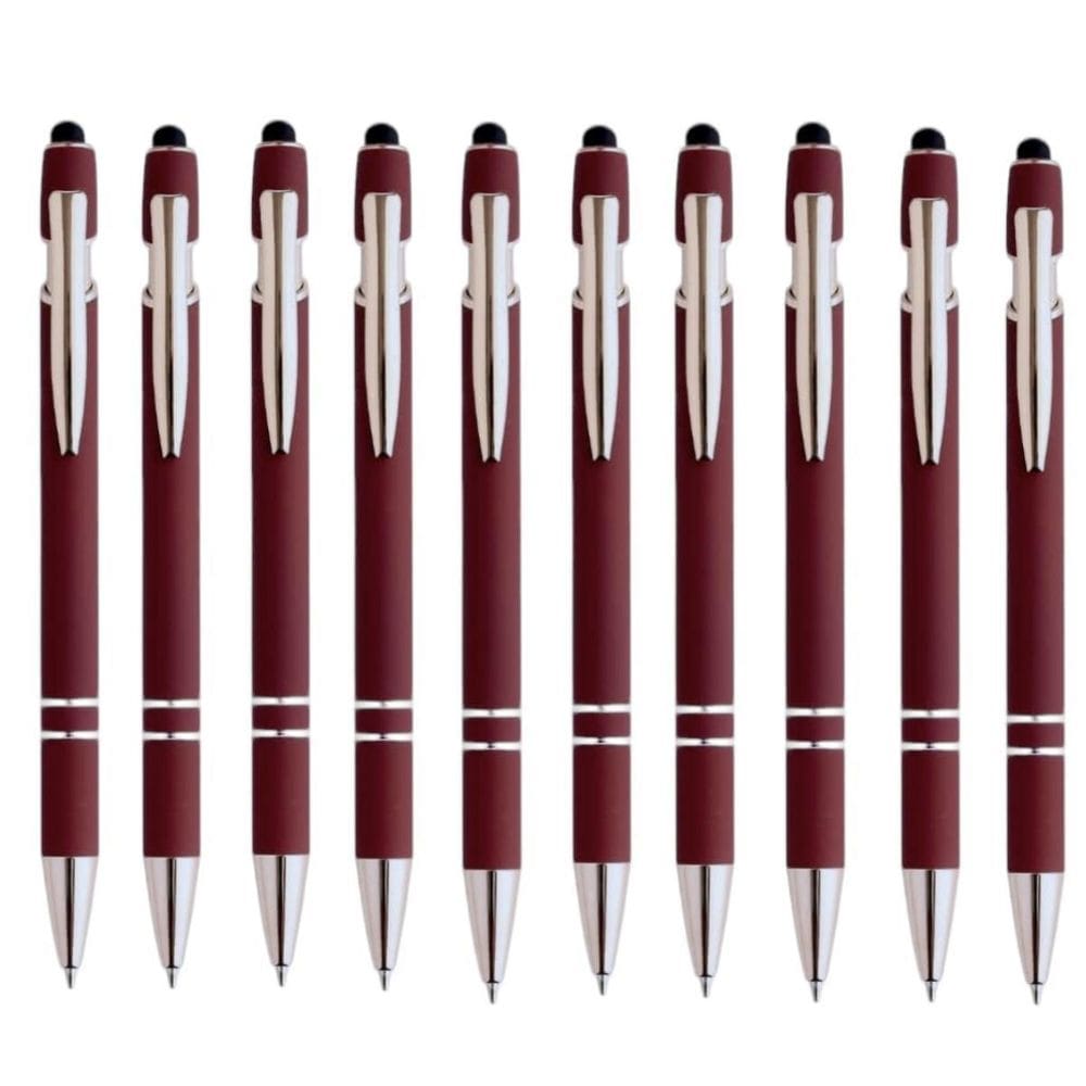 Kit Com 20 Canetas Touch 2 Em 1 Precisão Para Seu Escritório