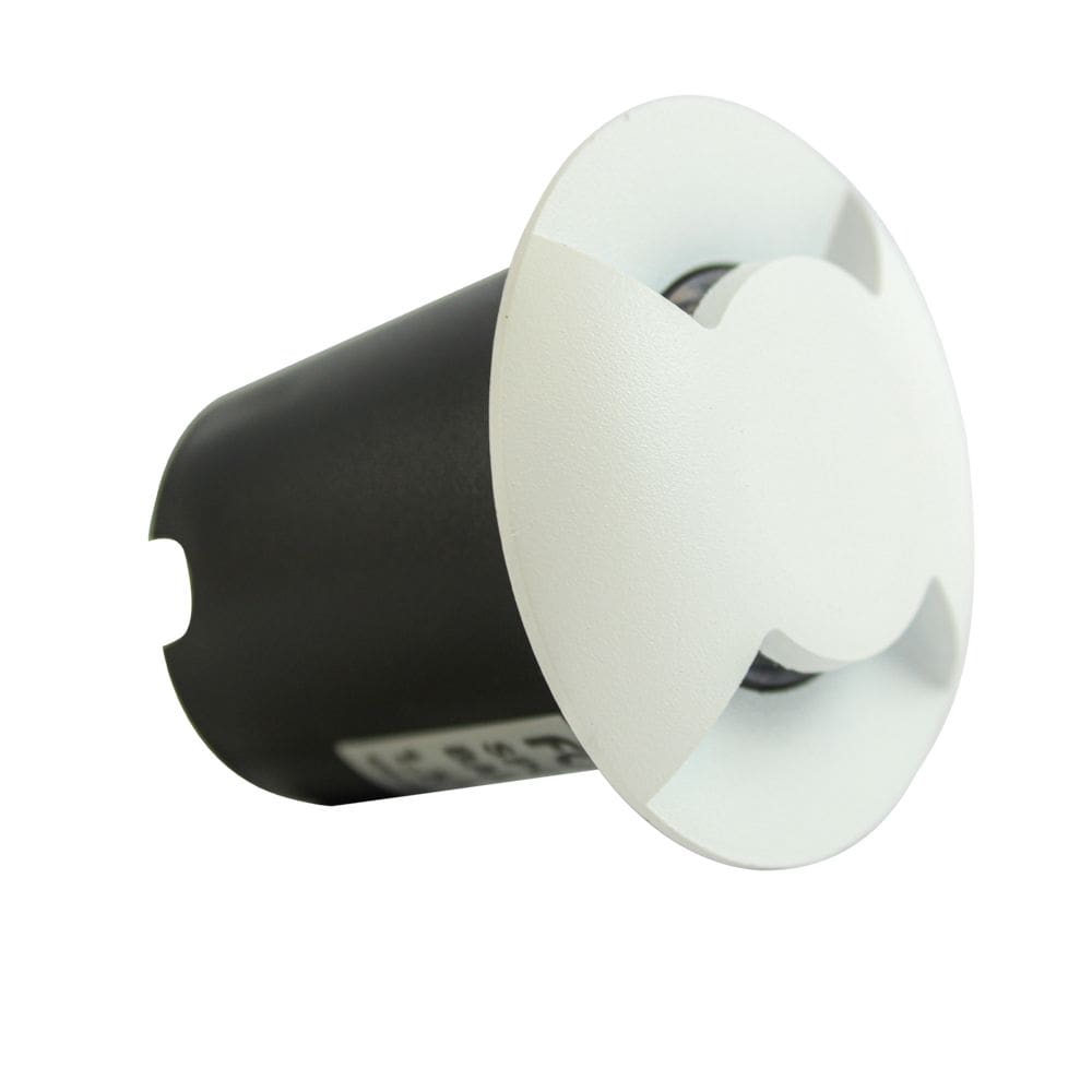 Kit 2 Spot Led Baliza 1,5w BC 3000k 4 Fachos Foxlux