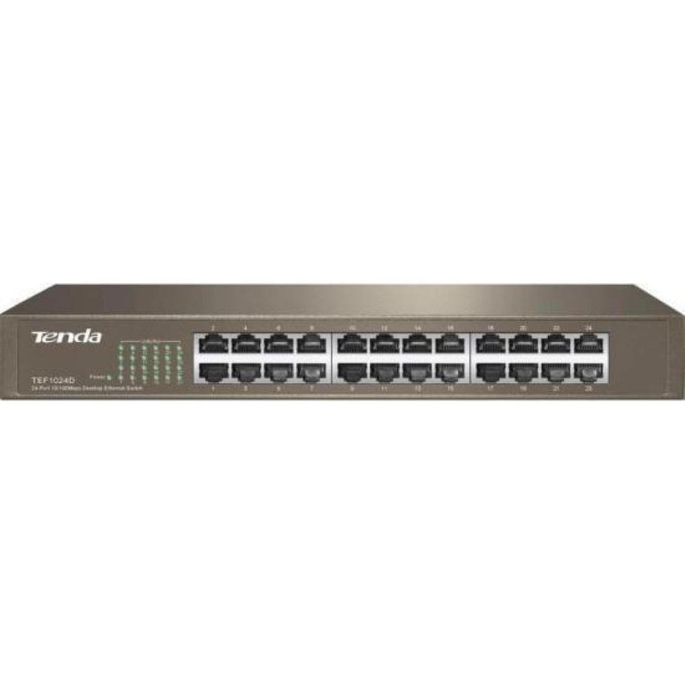 Switch 24 Portas 100Mbps Tef1024D Tenda