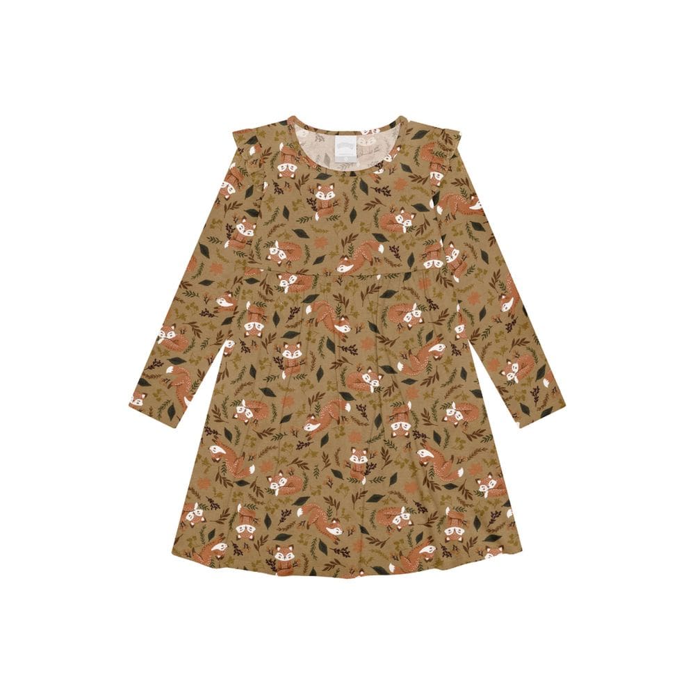 Vestido Manga Longa Infantil Malha Alakazoo Ref. 65691