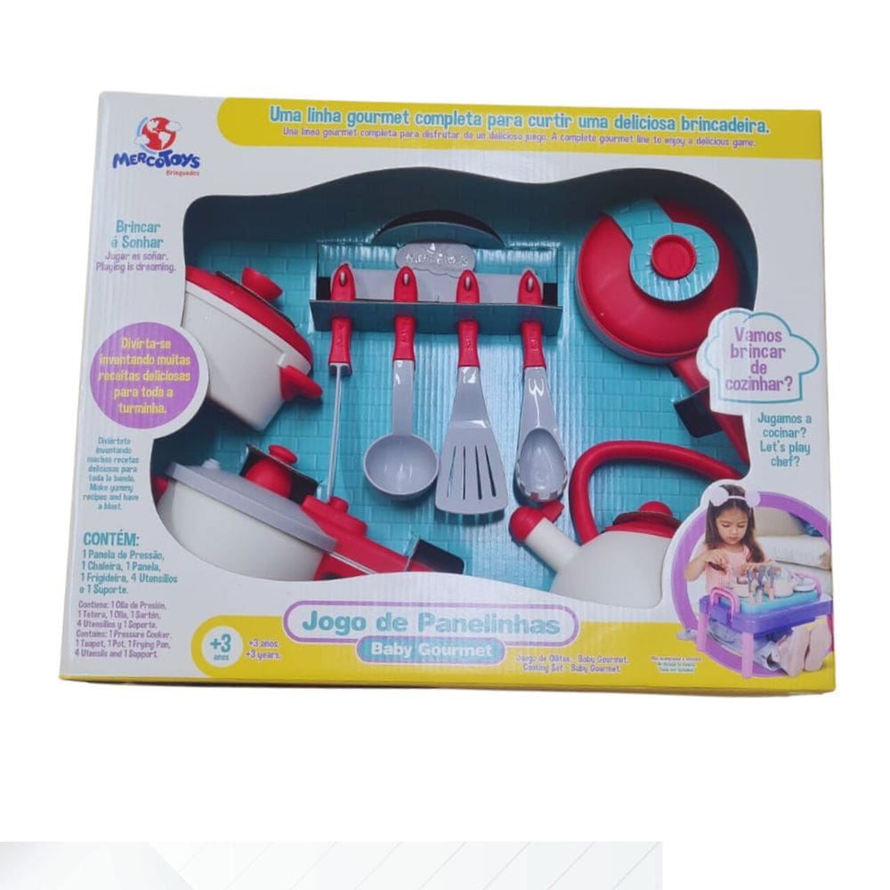 Brinquedo Kit De Panelinhas Baby Gourmet Mercotoys - 465