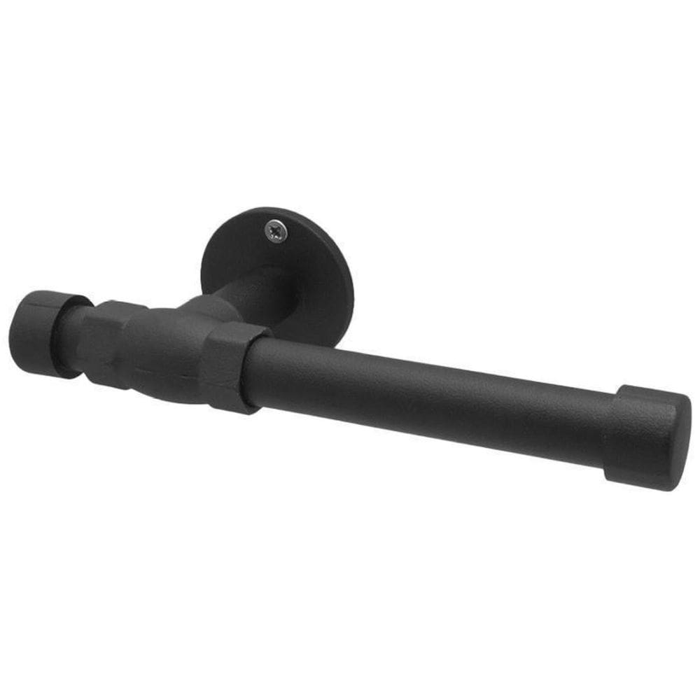 Acessório Banheiro Industrial Rustico Papeleira Preto Fosco