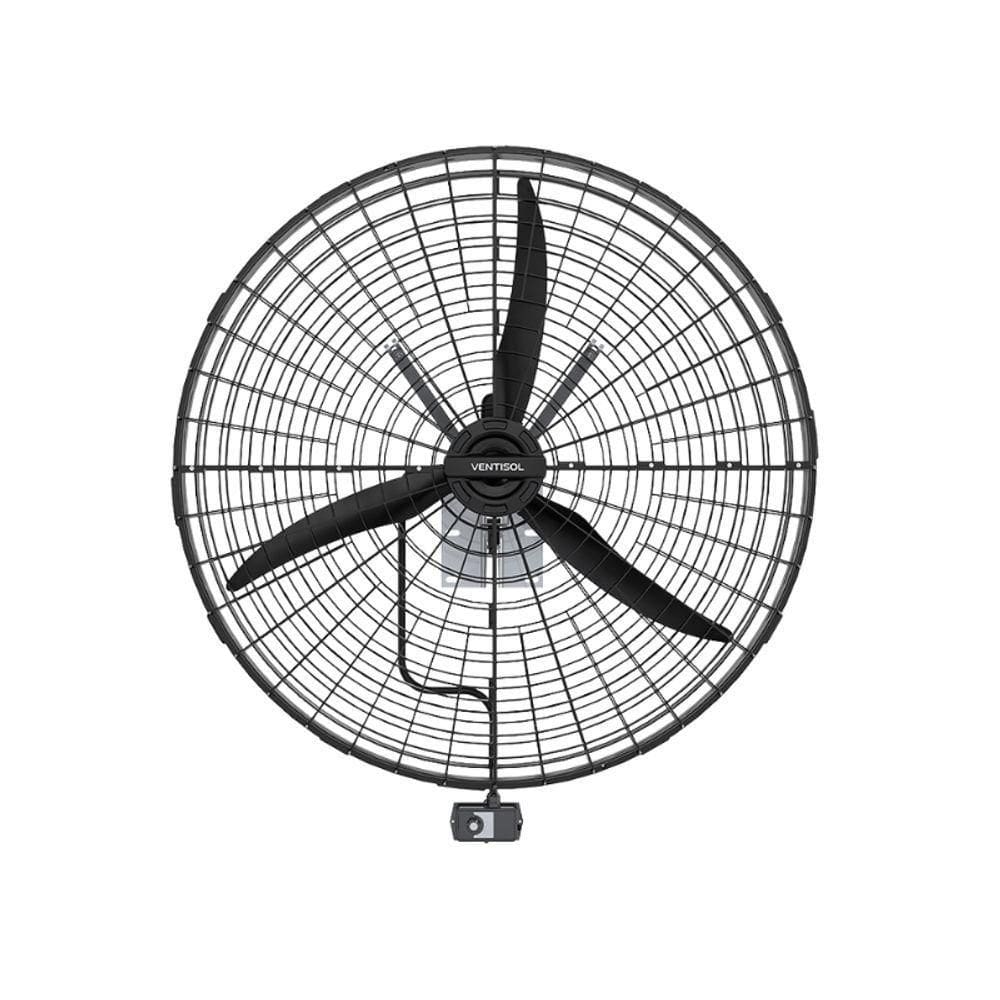 Ventilador Industrial De Parede 1 Metro Gp VP1M2 Preto 3V 1/2CV Ventisol 220V