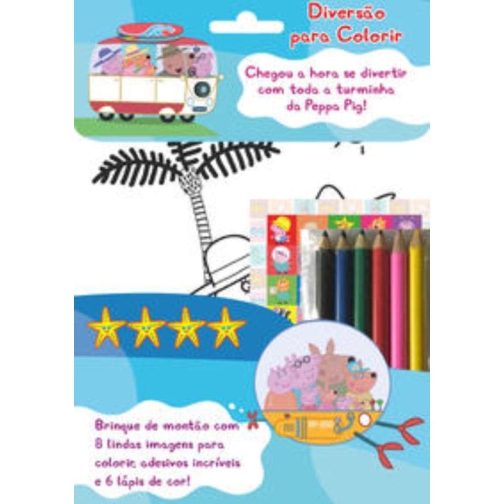 Peppa Pig - Diversão Para Colorir