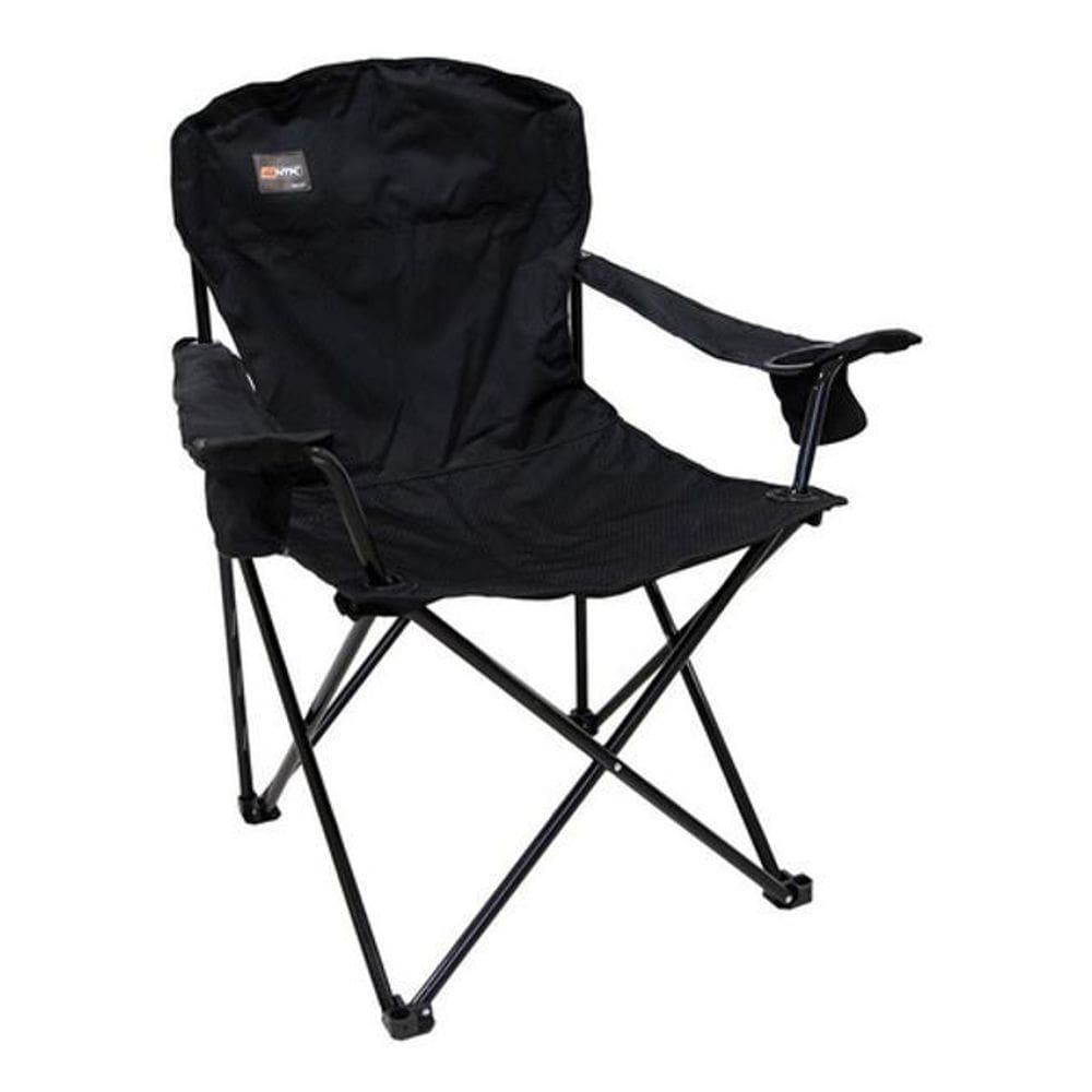 Cadeira Para Montanhismo Suporta 95Kg - Preto
