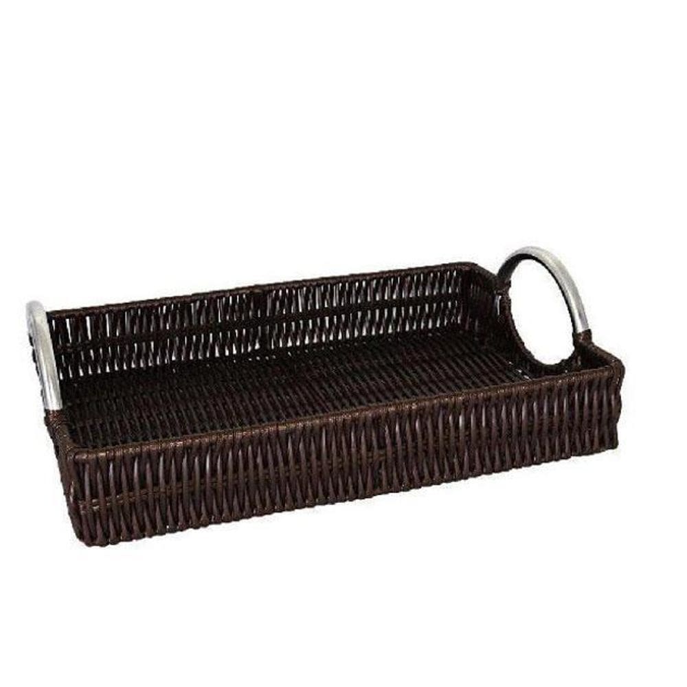 Cesto Retangular Com Alça Africa - Mimo Style