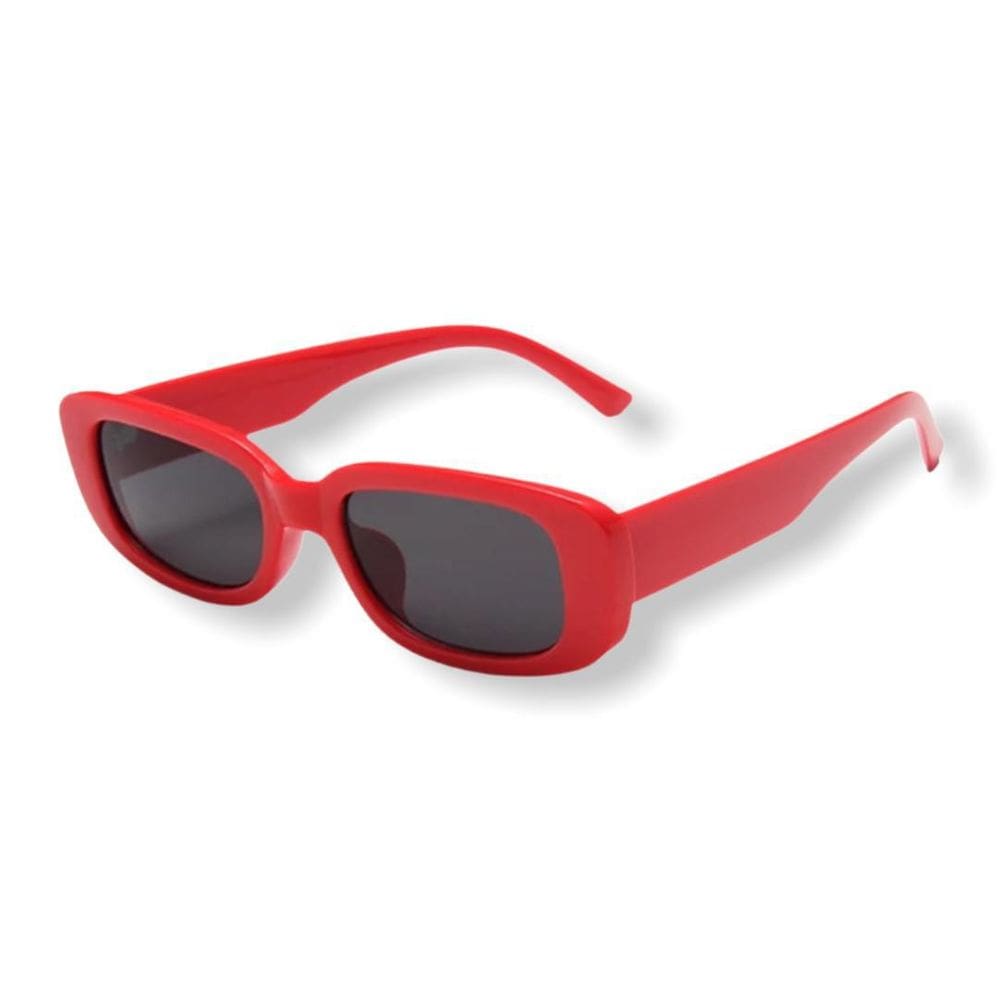 Óculos de Sol Vermelho Futura Proteção UV 51mm 43mm