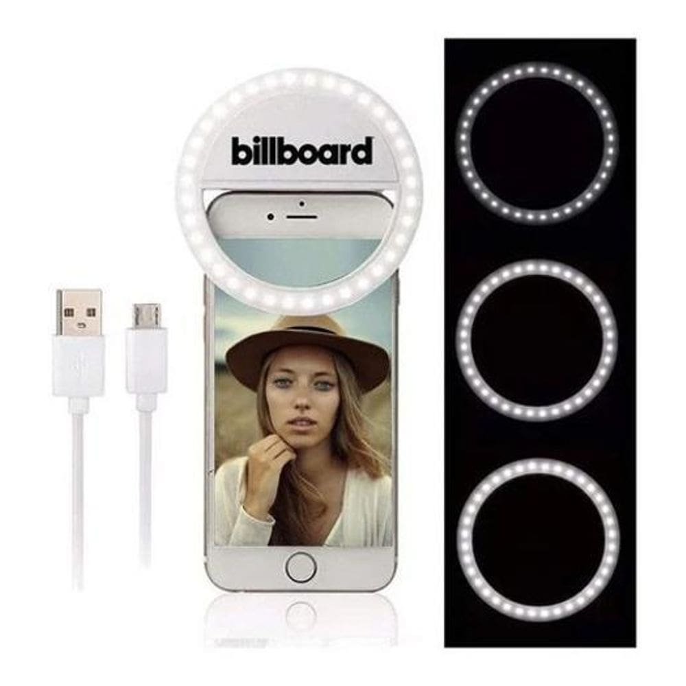 Ring Light Profissional - Led Cor Branca - Billboard