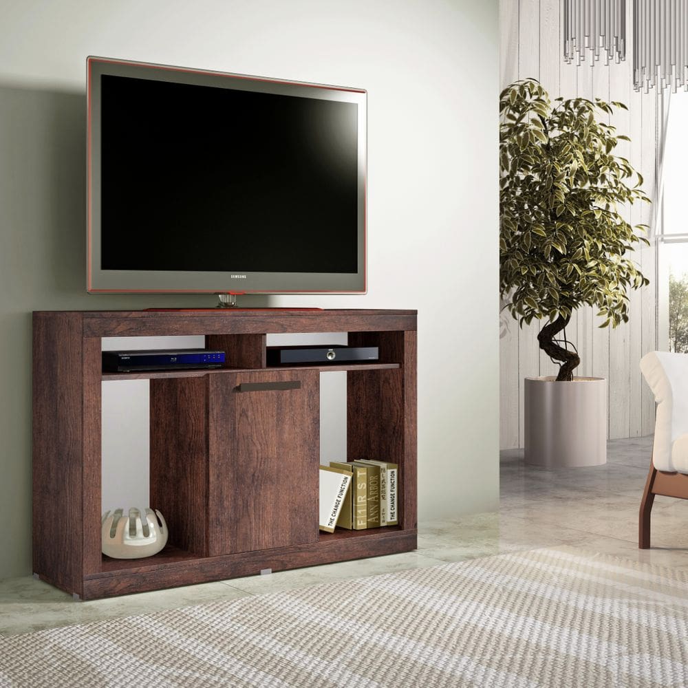 Rack para TV Até 42 Polegadas Sala Multiuso 1 Porta