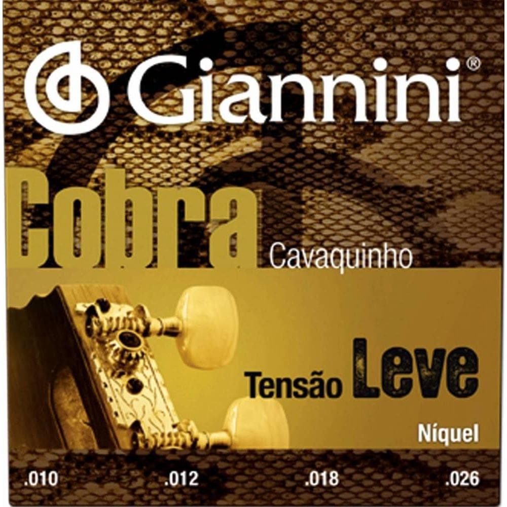 Encordoamento Para Cavaco Aco Leve Gescl Serie Cobra Gianni