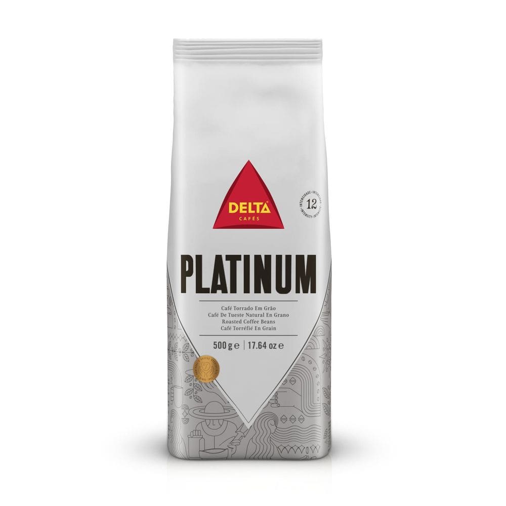 Café Torrado Em Grão Delta Platinum 500G