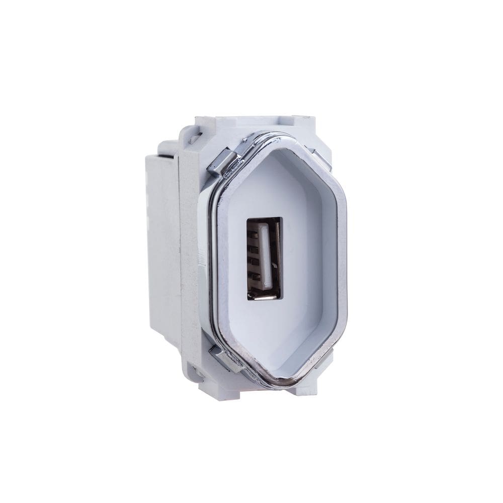 Módulo Tomada USB 2A Cromado Novara Dicompel