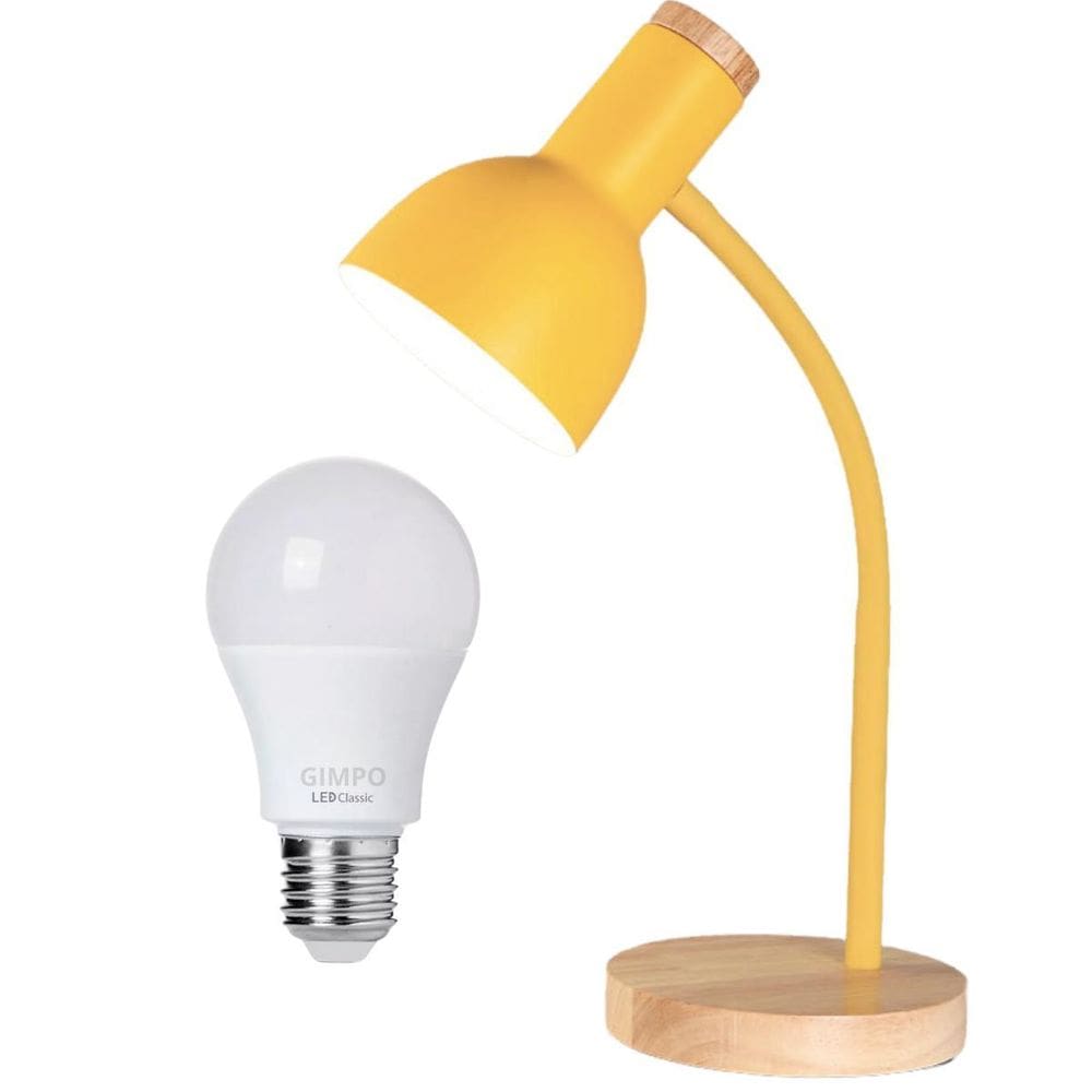 Luminária Mesa Abajur 45Cm Articulada Flexível Silicone