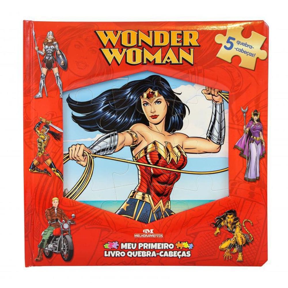 Livro Wonder Woman: Meu Primeiro Livro Quebra-Cabeças